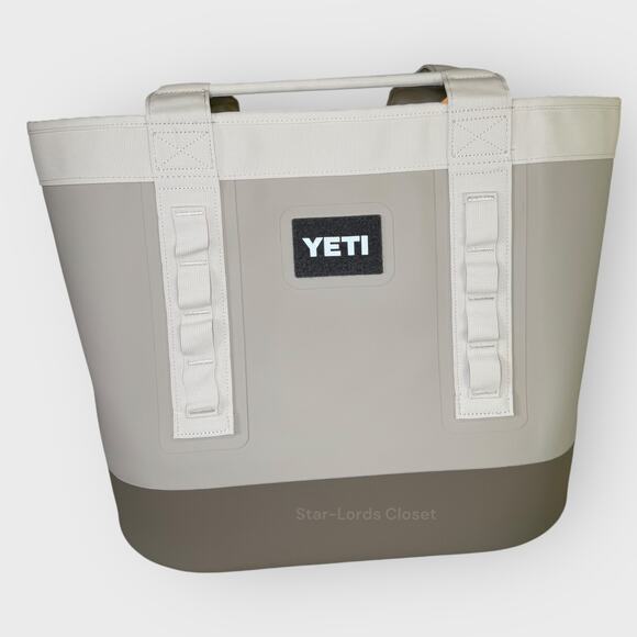 YETI Camino Carryall 35L Taupe Waterproof Tote Bag Durable Gym Beach Travel NWT - Picture 3 of 7